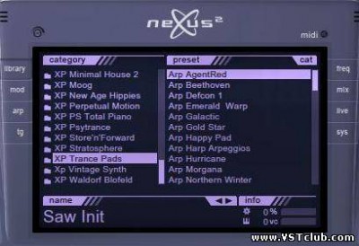Nexus XP Trance Pads