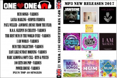 MP3 New Releases Week 12 (2017)
