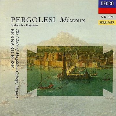 Bernard Rose - Pergolesi: Miserere (1991) [FLAC]