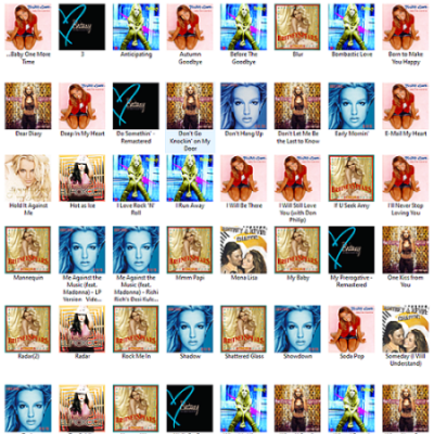 VA - 100 Tracks Britney Spears - All Songs Playlist Spotify (2020)