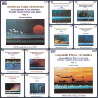 Balázs Szokolay, Peter Nagy - Romantic Piano Favourites, Vol. 1-10 (1988-1990)