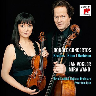 Jan Vogler &amp; Mira Wang - Brahms, Rihm, Harbison: Double Concertos (2018)