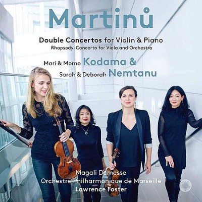 Mari &amp; Momo Kodama, Sarah &amp; Deborah Nemtanu - Martinu: Double Concertos (2018)