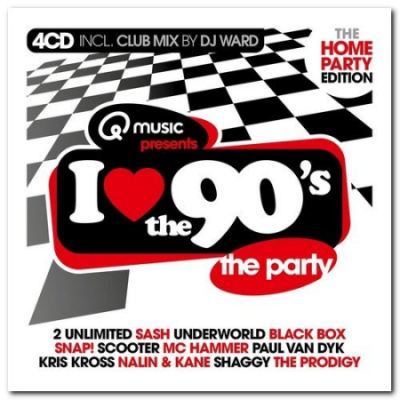 VA - I Love The 90s: The Party - Home Party Edition [4CD Box Set] (2021)