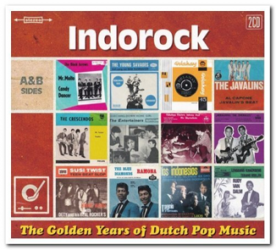 VA - The Golden Years Of Dutch Pop Music - Indorock (A&amp;B Sides) [2CD Set] (2019)