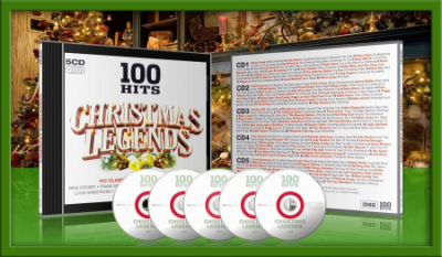 VA - 100 Hits Christmas Legends [5CD Box Set] (2010) MP3