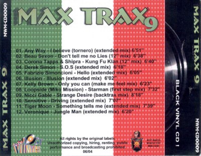 Re: Max Trax 1 (2004) +12